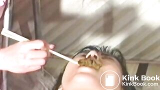 Feeding Shit With Shop Sticks