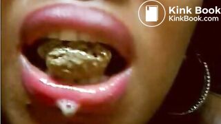 Ebony Shitting Live On Webcam [NO SOUND]