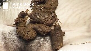 Taking A Shit On Hairy Cunt