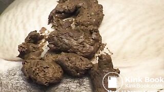 Taking A Shit On Hairy Cunt