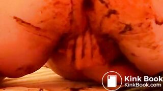 Butt Plug Toying Ends Messy