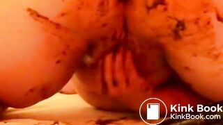 Butt Plug Toying Ends Messy