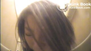 japanese girls vomit in restroom