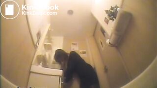 japanese girls vomit in restroom