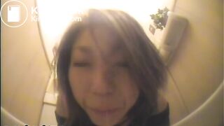 japanese girls vomit in restroom