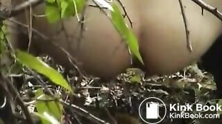 Japanese Girl Outdoor Pooping