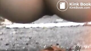 Japanese Girl Outdoor Pooping