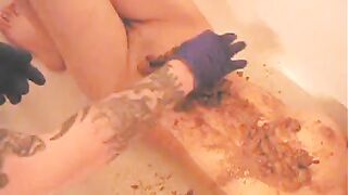 18yo alldoing Nina, part3, tasting shit 1st time!!