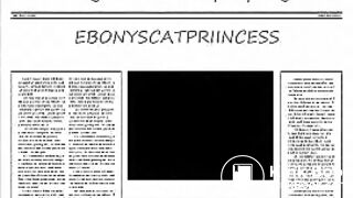 Ebony Scat Princess' Long and Quick Poop