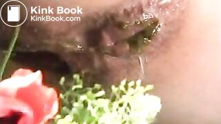 scat sg-0003 - shitting on rock in nature