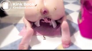 Extreme Messy Anal Toy Fucking