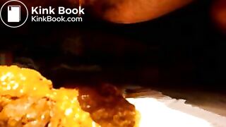 scat dumping on the debonairblog magzine gal