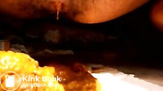 scat dumping on the debonairblog magzine gal