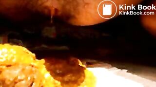 scat dumping on the debonairblog magzine gal