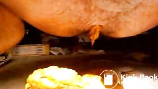 scat dumping on the debonairblog magzine gal