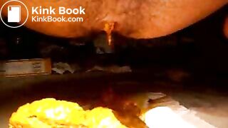 scat dumping on the debonairblog magzine gal