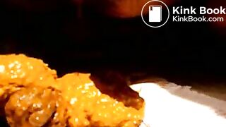 scat dumping on the debonairblog magzine gal