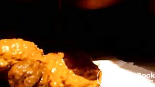 scat dumping on the debonairblog magzine gal