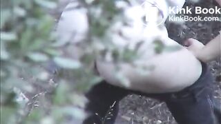 Brunette Shits Outdoor