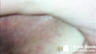 Digging scat nuggets from girlfriends ass