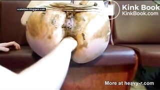 Shitty Scat Enema With Messy Anal Fist