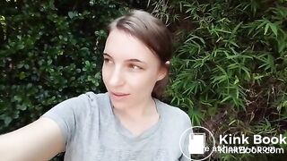 Outdoor Pooping Selfie From Teen