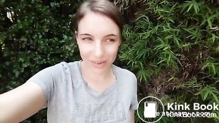 Outdoor Pooping Selfie From Teen