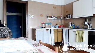 Servant Scat In The Kitchen