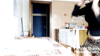 Servant Scat In The Kitchen