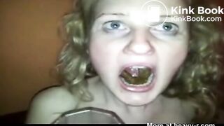 Young Teen Eats Scat