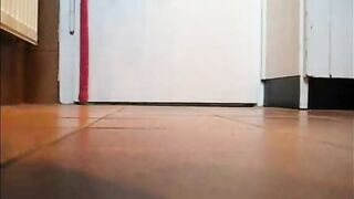 Asian Girl Shitting On The Floor