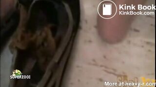 Shit filled shoes