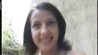 Girl Pooping Outdoor