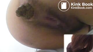 Asian Woman STRUGGLING Big one