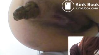 Asian Woman STRUGGLING Big one