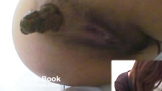 Asian Woman STRUGGLING Big one