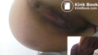 Asian Woman STRUGGLING Big one