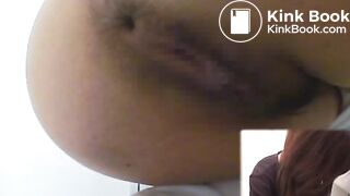 Asian Woman STRUGGLING Big one