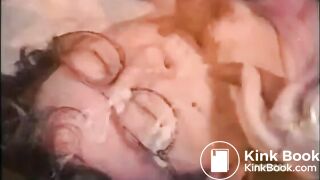 Delighted with the semen and shit of her son - Toilet Whores