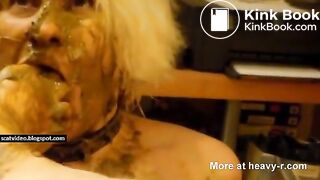 Messy Scat Play With Feet