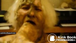 Messy Scat Play With Feet