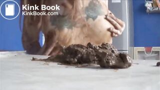 Russian Betty Smears And Licks Her Shit 1