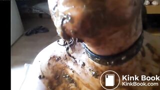 amateur covered in shit and fingered