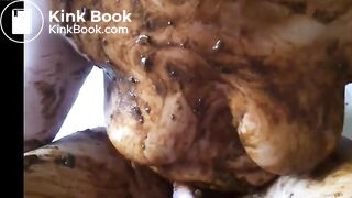 amateur covered in shit and fingered