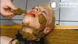 Shit Eating Lingerie Blonde