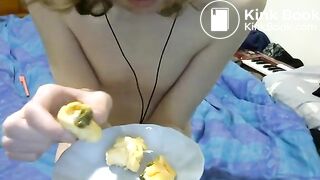 nervous trans teen having lots of fun with scat