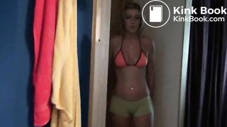 Scat - Amateur - Shitting and wiping with panties