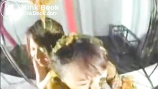 Asian Girl Covered In Poop