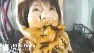 Asian Girl Covered In Poop