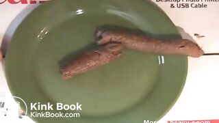 Blonde Chick Shitting